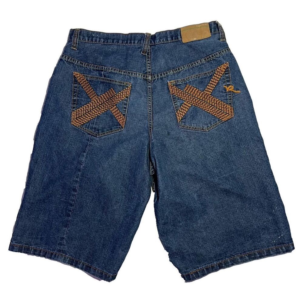 Vintage Y2K Baggy Rocawear Jorts Size 38